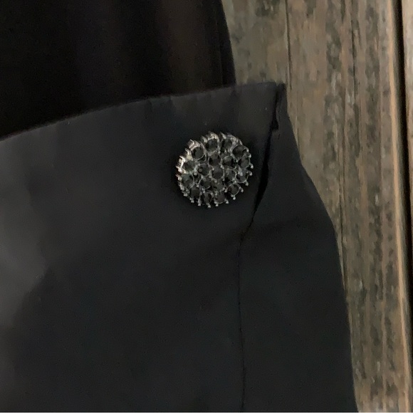 Women’s 12 JESSICA HOWARD Black Retro 60's Look JUNE CLEAVER Holiday Midi Dress - Picture 6 of 16